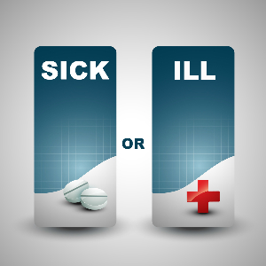 В чем разница между ill и sick?