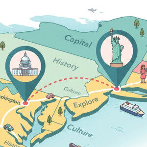 Яка столиця США? Історія Вашингтона та корисна лексика для студентів