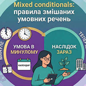 Mixed conditionals: правила змішаних умовних речень з прикладами